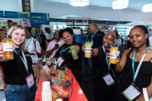 Hostex at 40 marking a milestone anniversary with industry professionals at a trade show.