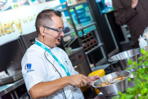 Young South African chefs competing live at SA Chefs Village