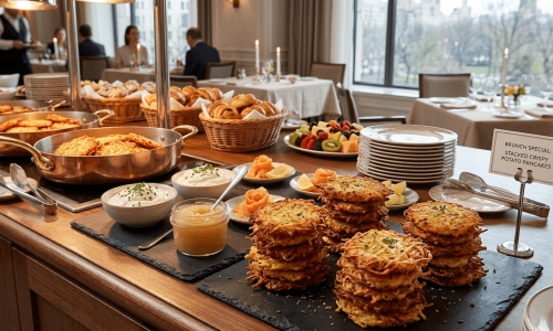 Potatoe Cakes for Breakfast Service